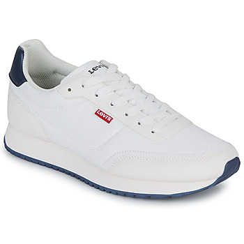 Chaussures Homme Baskets basses Levi's STAG RUNNER Blanc / Bleu