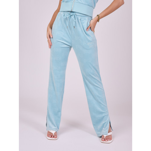 Vêtements Femme Pantalons Gilets / Cardigans Pantalon F224152 Bleu