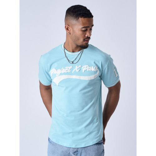 Vêtements Homme T-shirts & Polos NASA badge bomber jacket Tee Shirt 2210305 Bleu