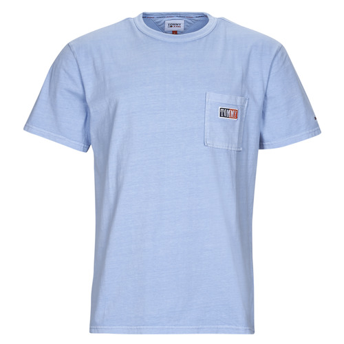 Vêtements Homme T-shirts manches courtes GT6 Tommy Jeans TJM CLSC TIMELESS GT6 TOMMY TEE Bleu ciel