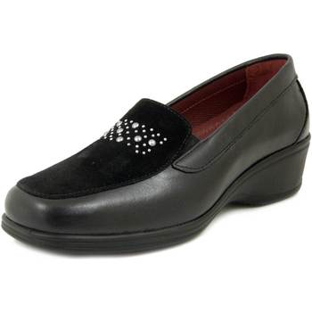 mocassins stile di vita  femme chaussures, mocassin, cuir, semelle amovible-9045 