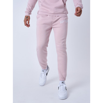 Vêtements Homme Pantalons de survêtement vegiflower t shirt Jogging T224006 Rose poudré