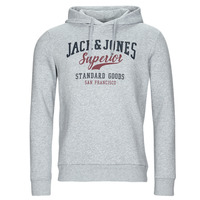 Vêtements Homme Sweats Jack & Jones JJELOGO SWEAT HOOD Gris