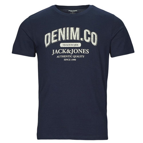 Vêtements Homme T-shirts PFN manches courtes Jack & Jones JJEJEANS TEE SS O-NECK Marine