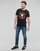 Vêtements Homme T-shirts multipli manches courtes Jack & Jones JJELOGO TEE SS O-NECK Noir