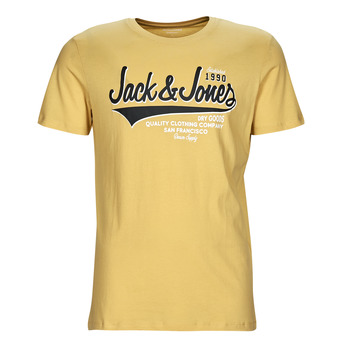 Vêtements Homme T-shirts manches courtes Jack & Jones JJELOGO TEE SS O-NECK Jaune