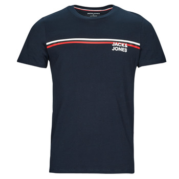 Vêtements Homme T-shirts manches courtes Jack & Jones JJATLAS TEE SS CREW NECK Marine