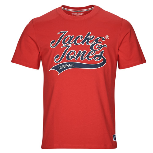 Vêtements Homme Jjerocky Clean Jacket Toutes les nouveautés de la saison JORTREVOR UPSCALE SS TEE CREW NECK Rouge