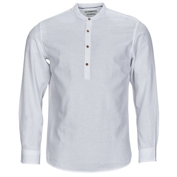 Vêtements Homme Chemises manches longues Jack & Jones JPRBLASUMMER HALF PLACKET SHIRT L/S Blanc