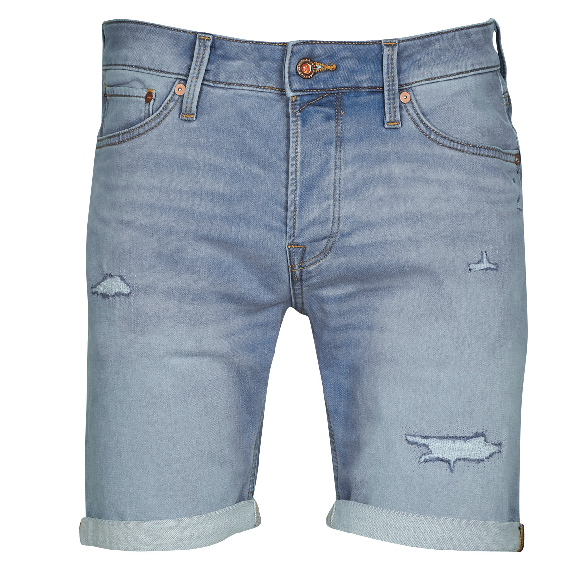 Vêtements Homme Shorts rich / Bermudas jean standard indigo brut apc hiver JJIRICK JJICON SHORTS rich Bleu