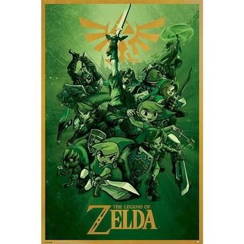 Maison & Déco Affiches / posters The Legend Of Zelda TA4106 Multicolore