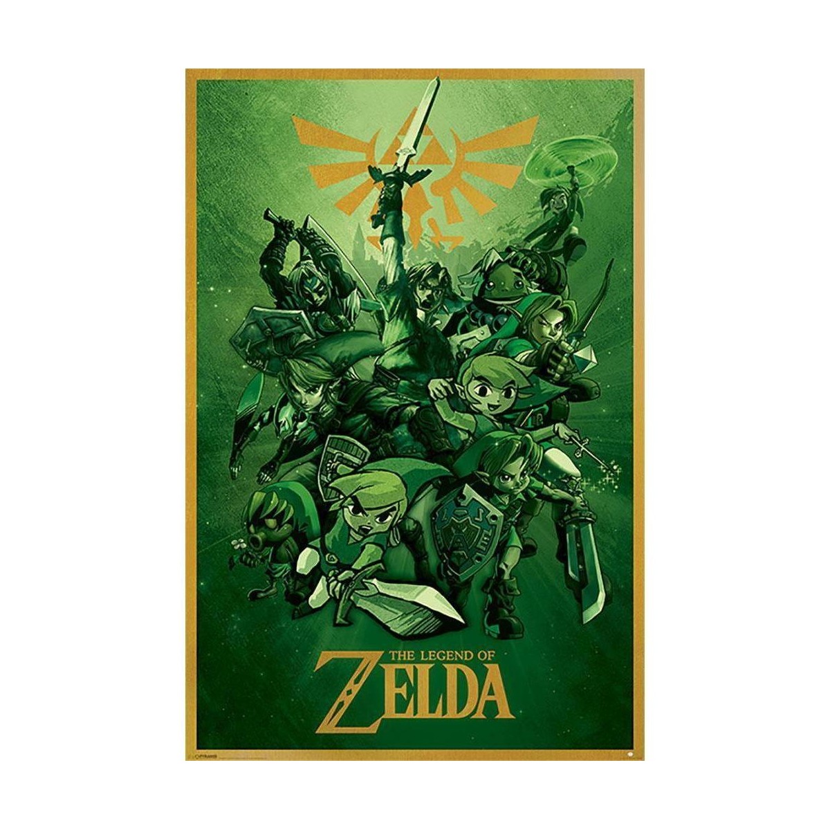 Maison & Déco Affiches / posters The Legend Of Zelda TA4106 Multicolore