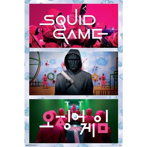 Maison & Déco Affiches / posters Squid Game TA8901 Rouge