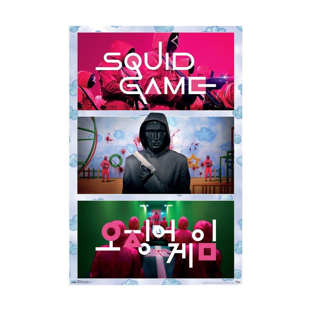 Maison & Déco Affiches / posters Squid Game TA8901 Rouge