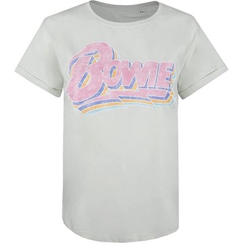 Vêtements Femme T-shirts manches longues David Bowie  Vert