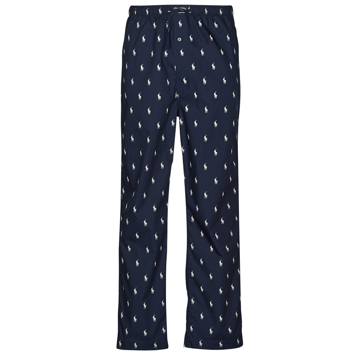 Vêtements Pyjamas / Chemises de nuit Polo Hanford Ralph Lauren SLEEPWEAR-PJ PANT Marine / Blanc