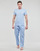 Vêtements Pyjamas / Chemises de nuit Polo Básica Meia Malha Infantil Masculin SLEEPWEAR-PJ PANT Bleu ciel / Blanc