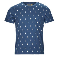 Vêtements Homme T-shirts manches courtes Polo Ralph Lauren SLEEPWEAR-S/S CREW-SLEEP-TOP Bleu / Creme