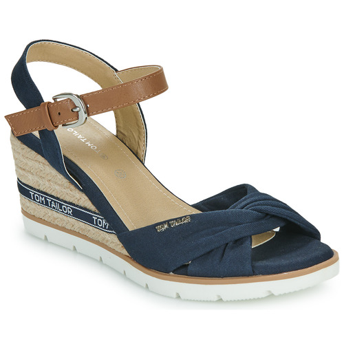 Chaussures Femme Coco & Abricot Tom Tailor NAMI Marine / Marron 