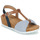 Chaussures Femme Sandales et Nu-pieds Tom Tailor 5397402 Marron / Bleu / Blanc