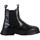 Chaussures Femme Boots Gant Bottine Cuir Janebi Noir