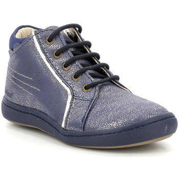 Chaussures Fille con Boots Kickers Kickpinns Bleu