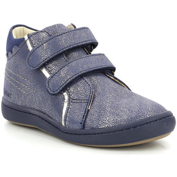 Chaussures Fille con Boots Kickers Kickmary Bleu