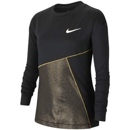 Vêtements Fille T-shirts & Polos Nike CU8446-010 Noir
