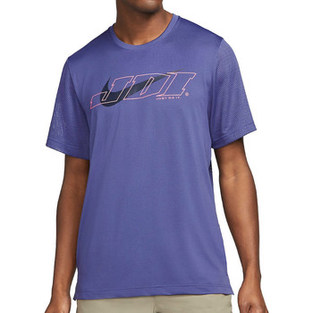 Vêtements Homme T-shirts Grey manches courtes Nike CZ7718-510 Violet