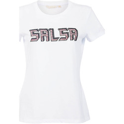 Vêtements Femme T-shirts manches courtes Salsa T-shirt Tshr Samara (ecru) Blanc