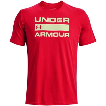Vêtements Homme T-shirts manches courtes Under Armour T-shirt Tshr Ua Team Issue Wordmark Ss (red) Rouge