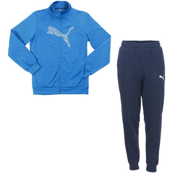 Vêtements Enfant Ensembles de survêtement Puma Survêtement Surv B Poly Jr (lake Blue) bleu