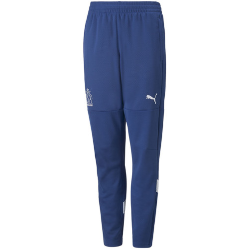 Vêtements Enfant Pantalons de survêtement Puma Pantalon Repl Om Tr Pant Jr W (lime) Bleu