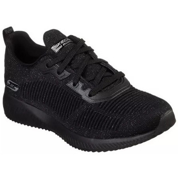 Chaussures Fille Baskets mode Skechers BOBS SQUAD TOTAL GLAM BLACK/SILVER Noir
