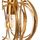 Maison & Déco Lustres / suspensions et plafonniers Denzzo Suspension globe moderne en métal doré 23 cm Doré