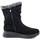 Chaussures Femme Boots Mysoft Femme Chaussures, Bottine, Tissu résistant à l'eau-22M557 Noir
