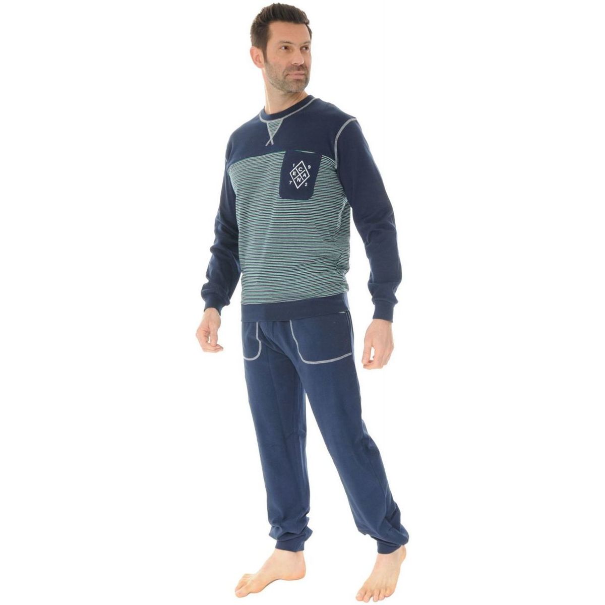 Vêtements Homme Pyjamas / Chemises de nuit Christian Cane SAHEL Bleu