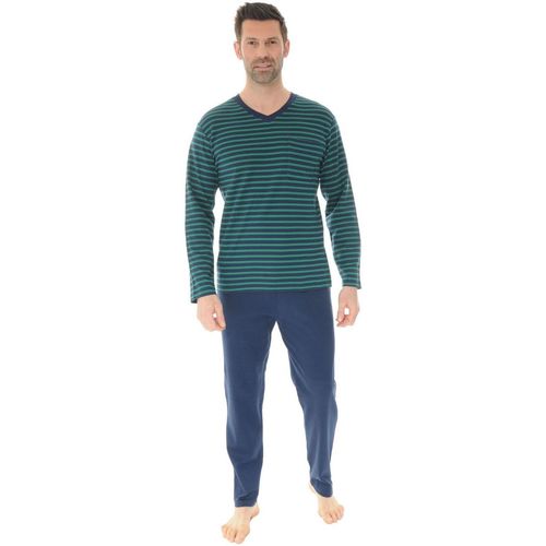 Vêtements Homme Pyjamas / Chemises de nuit Christian Cane SAMY Bleu