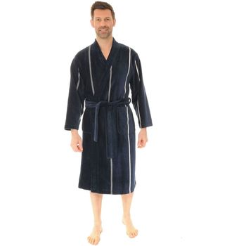 Vêtements Homme Pyjamas / Chemises de nuit Christian Cane ROBE DE CHAMBRE BLEU SYLAS BLEU
