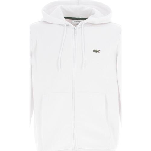 Vêtements Homme Lacoste chino taped logo backpack in khaki Lacoste chino Sweatshirt fz cap blanc Blanc