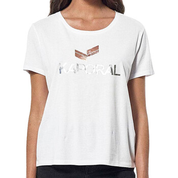 Vêtements Femme T-shirts manches courtes Kaporal FABYH22W11 Blanc