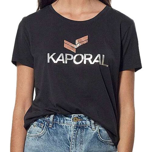Vêtements Femme T-shirts & Polos Kaporal FABYH22W11 Noir