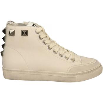 Chaussures Femme Baskets mode Emanuélle Vee SNEAKER taupe MID ALL. BORCHIE Blanc
