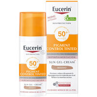 Beauté Fonds de teint & Bases Eucerin Sun Protection Pigment Control Spf50+ Tinted medium 