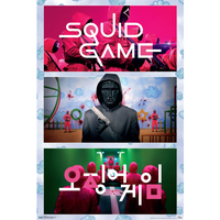 Maison & Déco Affiches / posters Squid Game SG21150 Multicolore
