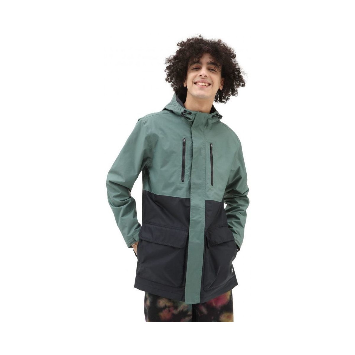 Vêtements Homme Vestes Vans VN0A7S8IQ7M1 SOMMERSET JKT-DUCK GREEN/BLACK Vert