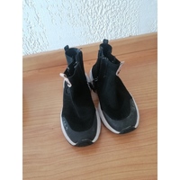 Chaussures Fille Baskets montantes LuluCastagnette Baskets chaussettes lulu castagnette Noir