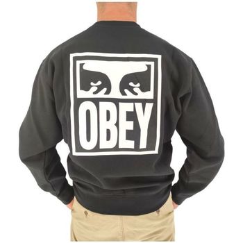Obey Pull  Eyes Icon Crew Homme Black Noir