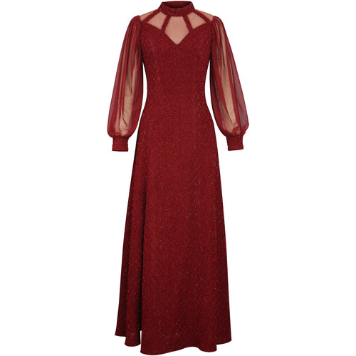 Vêtements Femme Robes longues Chic Star 86424 Rouge