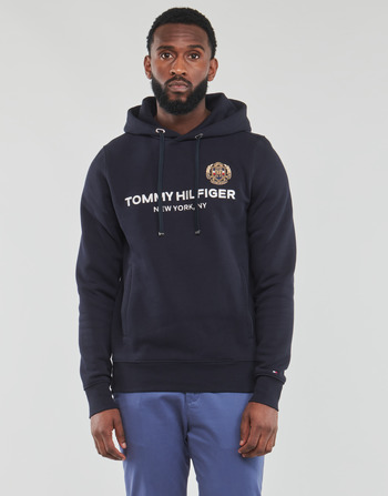 Vêtements Homme Sweats Tommy Hilfiger ICON STACK CREST  HOODY Marine